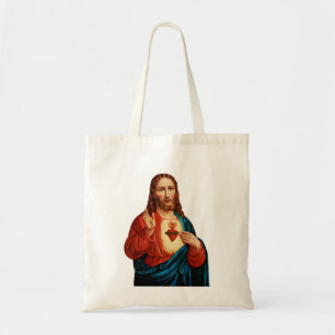 Bolso De Tela El Sagrado Corazón de Jesús