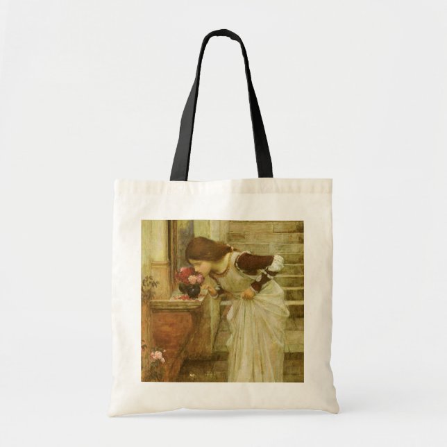 Bolso De Tela El santuario de John William Waterhouse (Frente)