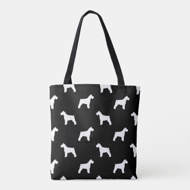 Bolso De Tela El Schnauzer siluetea el modelo (Reverso)