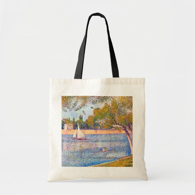 Bolso De Tela El Sena en La Grande Jatte, Seurat (Frente)