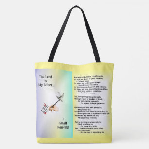 Bolso De Tela El señor es mi redactor que los escritores