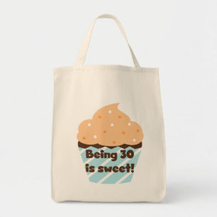 Bolso De Tela El ser 30 es camisetas y regalos dulces
