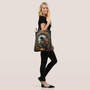 Bolso De Tela El Servicio de Entrega de Relojería del Cuervo 