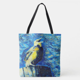 Bolso De Tela El solitario estilo VanGogh
