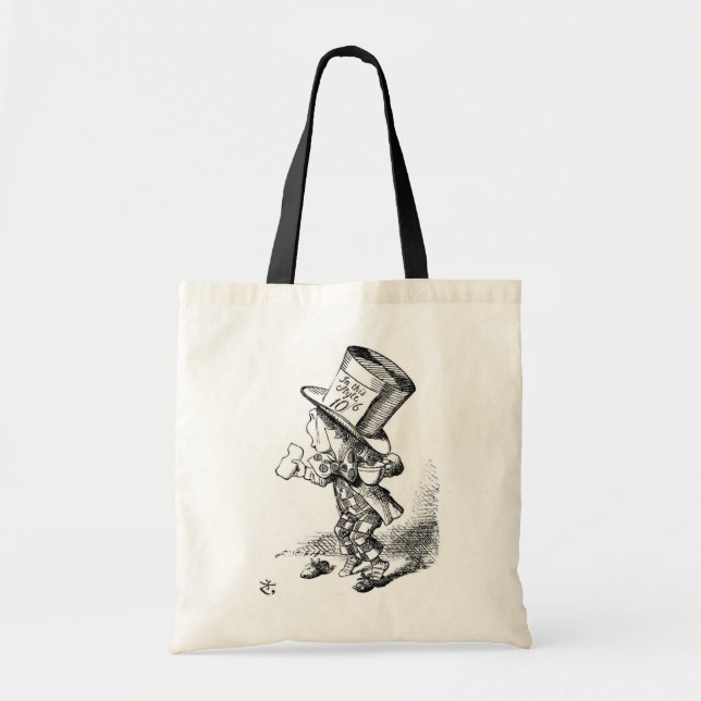 Bolso De Tela El sombrerero enojado (Frente)