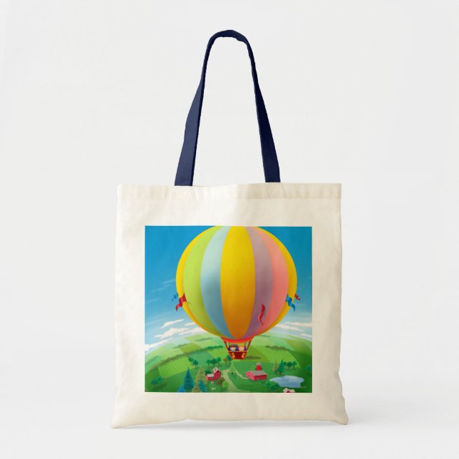 Bolso De Tela El soplar en el viento (Frente)