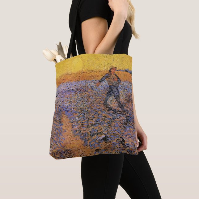 Bolso De Tela El Sower de Vincent van Gogh (Detalle)