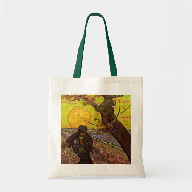 Bolso De Tela El Sower de Vincent van Gogh (Frente)