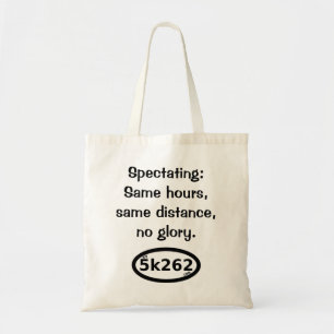 Bolso De Tela El Spectating. Ninguna gloria
