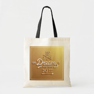 Bolso De Tela El sueño inspira motiva