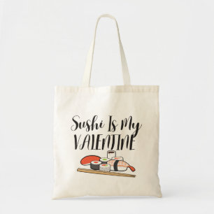 Bolso De Tela El Sushi Es Mi Valentín