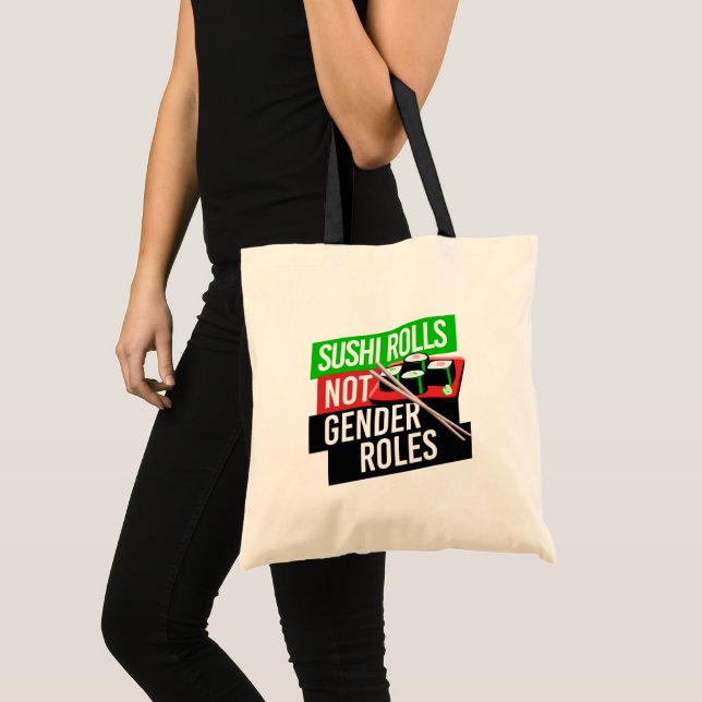 Bolso De Tela El sushi no tiene roles de género (Anverso (producto))