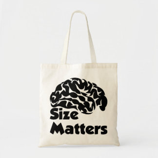 Bolso De Tela El tamaño del cerebro importa #USAPatriotGraphics 