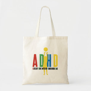 BOLSO DE TELA EL TDAH YA SE HIZO CON MI PAPÁ DE TRABAJO EN EL HO