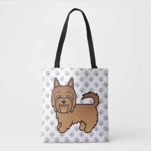 Bolso De Tela El Terrier Rojo Australiano Cute Cartog Dog