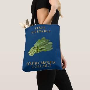 Bolso De Tela El territorio de Carolina del Sur Vegetable Collar