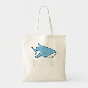 Bolso De Tela El Tiburón ballena es mi espíritu Animal Cute Tibu