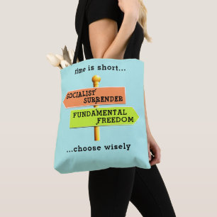 Bolso De Tela El tiempo es Tote corto