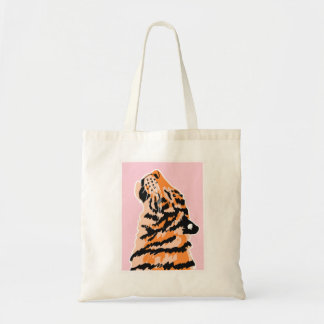 Bolso De Tela El tigre con franja negra