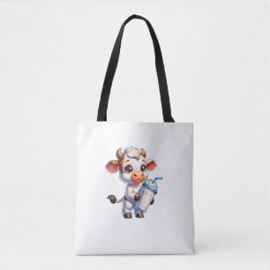 Bolso De Tela El timo de leche lindo Lover Pequeño ternera conge