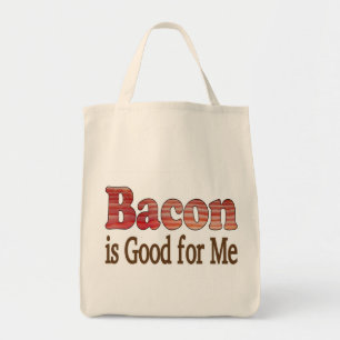 Bolso De Tela El tocino es bueno para mí
