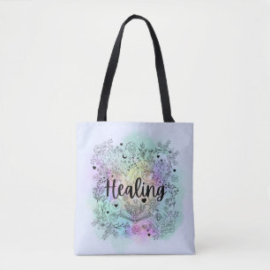 Bolso De Tela El toque curativo de la bruja: diseño encantador