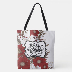 Bolso De Tela El Tote Cristo floral Chris el Rey