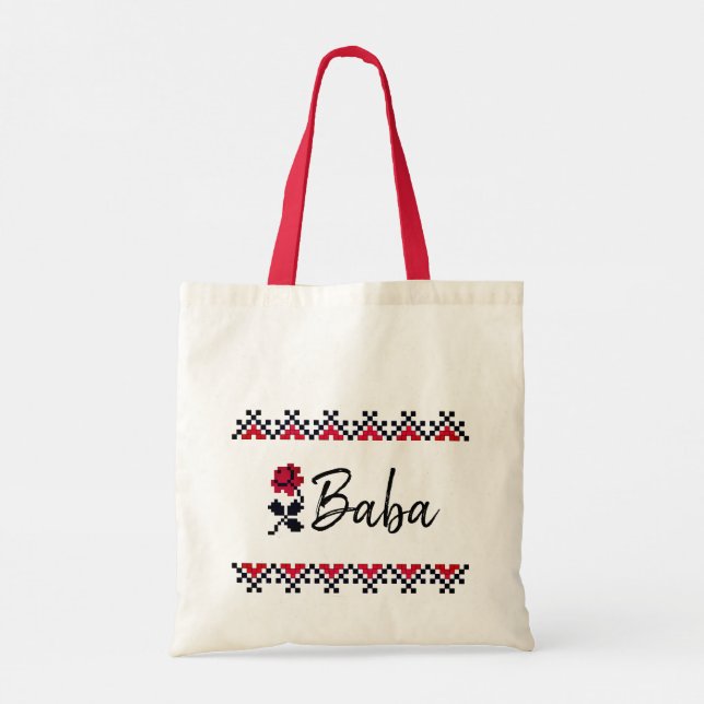 Bolso De Tela El Tote de Baba (Reverso)