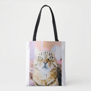Bolso De Tela El Tote de Cat Lover