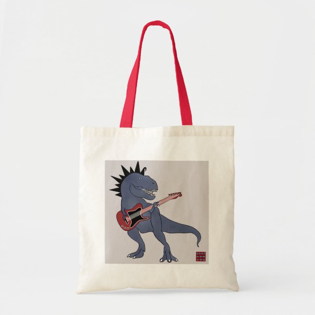 Bolso De Tela Él tote de la guitarra de Rex (Frente)