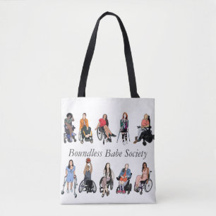 Bolso De Tela El tote de la Sociedad Babe sin límites
