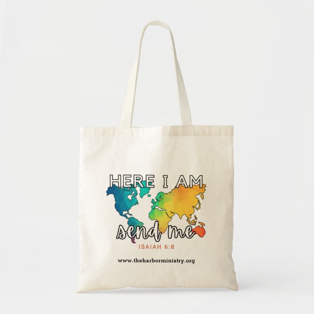 Bolso De Tela El Tote de las misiones portuarias (Frente)