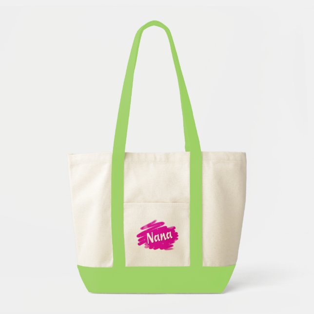 Bolso De Tela El Tote de Nana Sparkles (Frente)