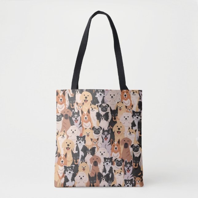 Bolso De Tela El Tote de todos los perros (Anverso)