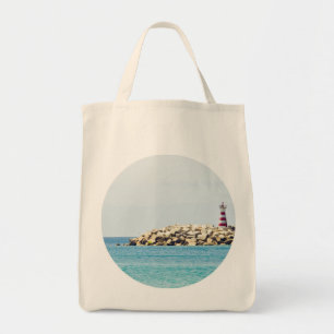 Bolso De Tela El Tote de verano del faro rojo