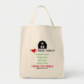 Bolso De Tela El tote del mercado de los granjeros