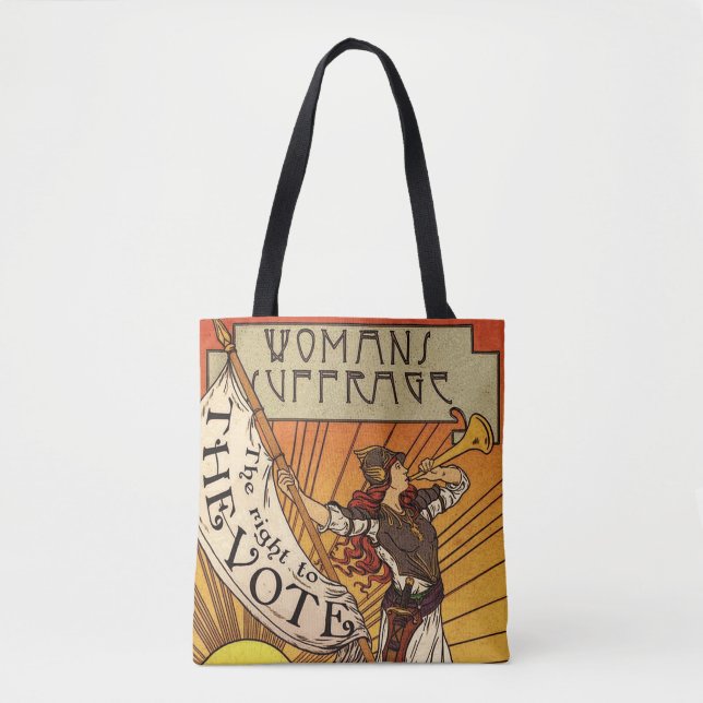 Bolso De Tela El Tote del sufragio femenino (Anverso)