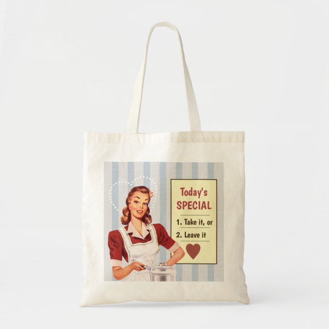 Bolso De Tela El Tote Especial de hoy (Frente)