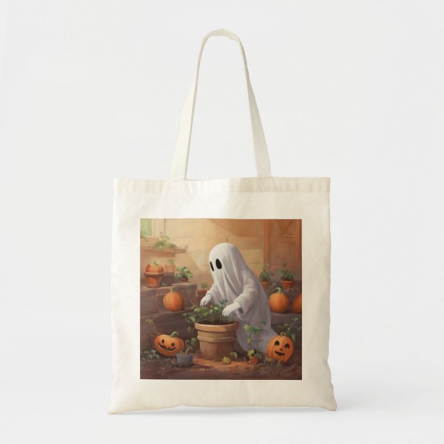 Bolso De Tela El Tote Garden Ghoul (Frente)