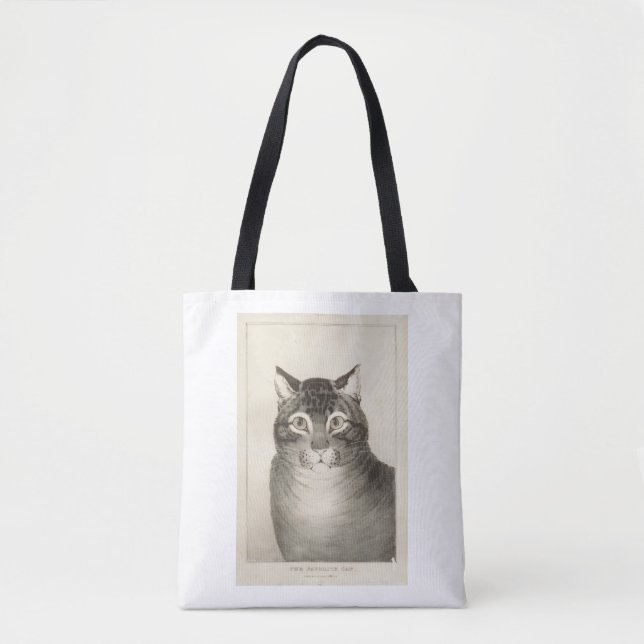 Bolso De Tela El Tote gato favorito (Anverso)