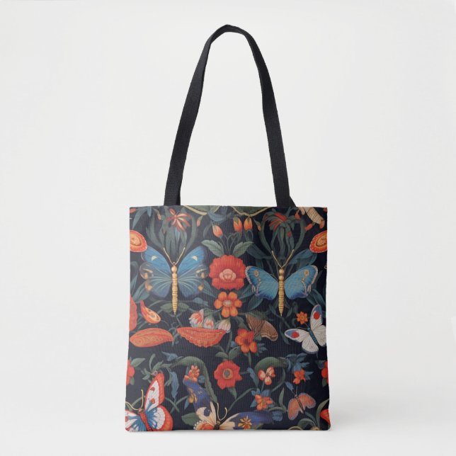 Bolso De Tela El Tote Haute Butterfly Carryall (Anverso)