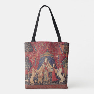 Bolso De Tela El Tote Lady y Unicorn
