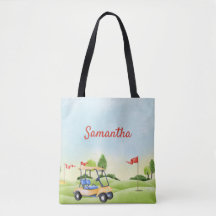 El Tote Personalizado de Golfer
