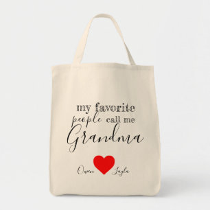 Bolso De Tela El tote preferido de la abuela (personalizado con