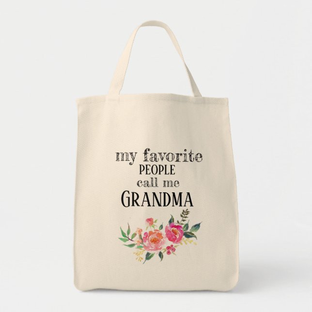 Bolso De Tela El tote preferido de la abuela (personalizado con (Frente)