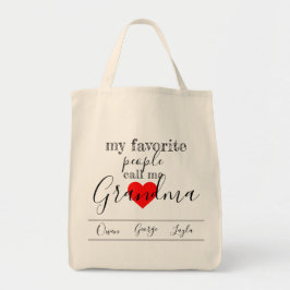 Bolso De Tela El tote preferido de la abuela (personalizado con