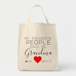 Bolso De Tela El tote preferido de la abuela (personalizado con