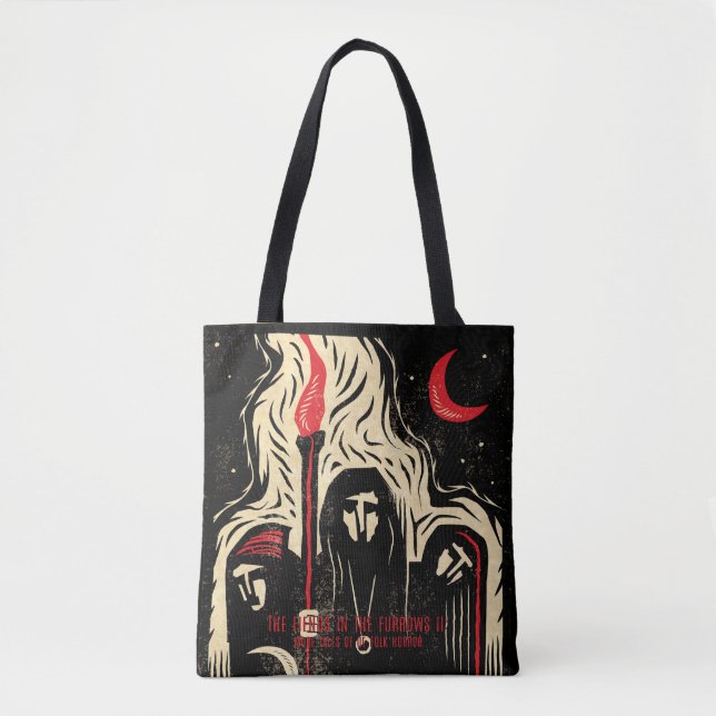 Bolso De Tela El Tote The Fiends In Furrows II (Anverso)