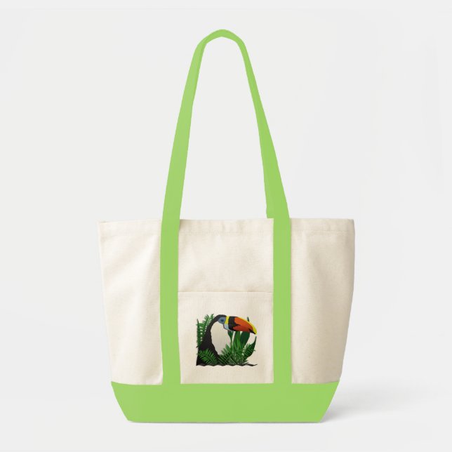 Bolso De Tela El Toucan magnífico (Frente)