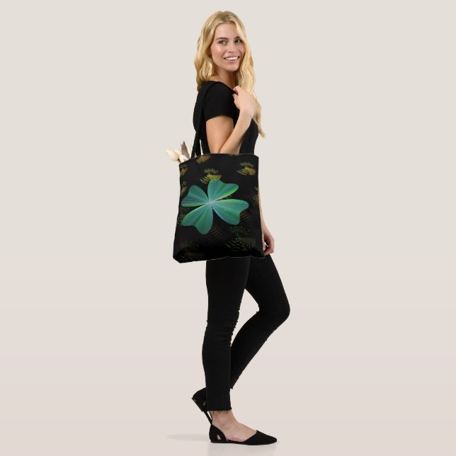 Bolso De Tela ☼ El trébol de cuatro hojas ☼ (Puesto)